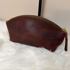 Portland Leather Rich Brown Pouch